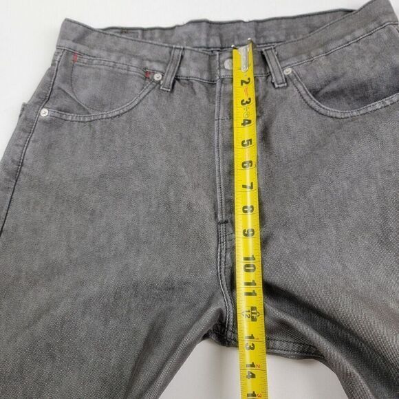 Vintage 90s Levi's Baggy Jeans Straight Leg USA (Actual 34X31) Y2K Button Fly - Picture 6 of 15